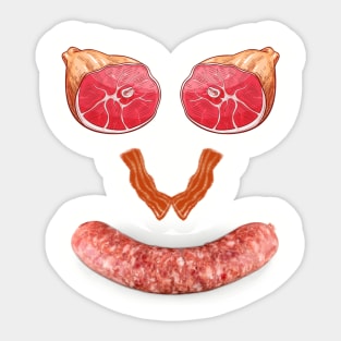 Meat head2 Sticker